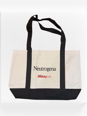 CVS Neutrogena Women's Black and White Bag
